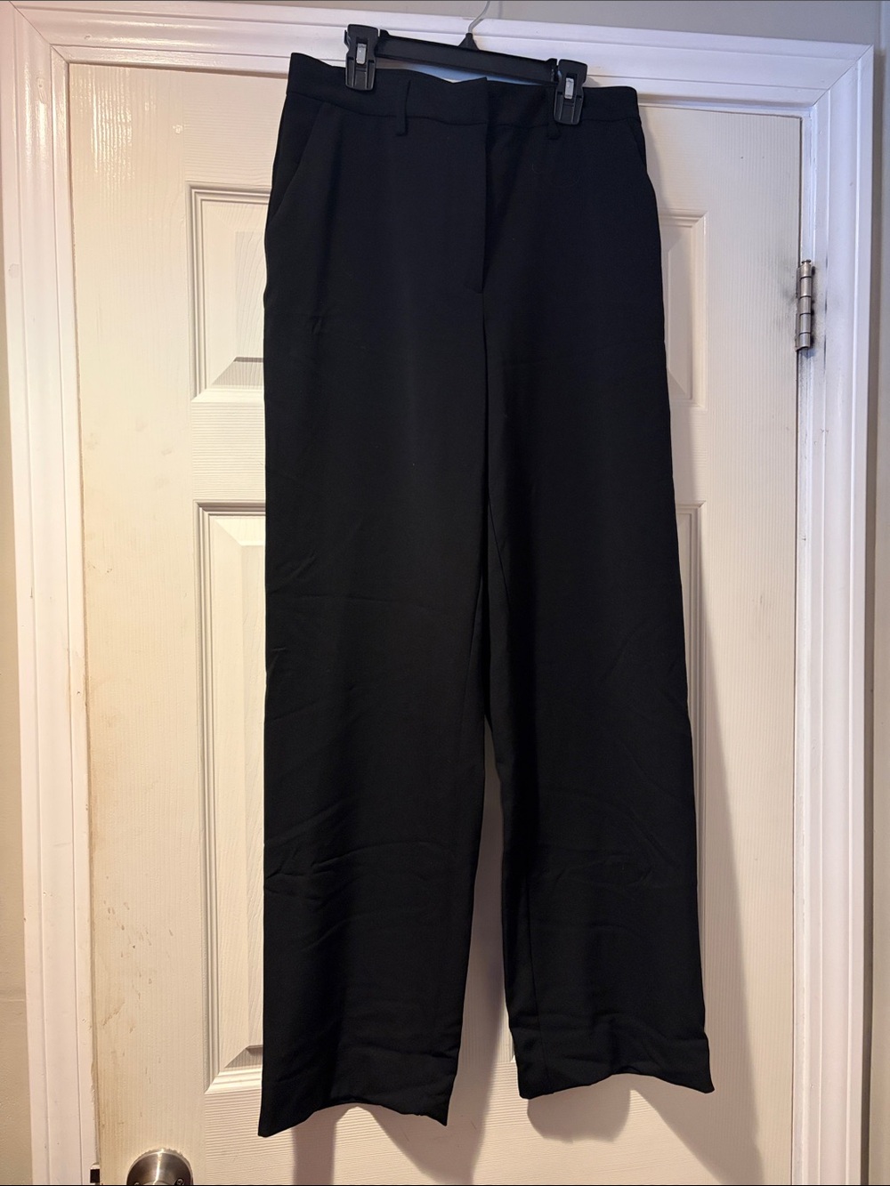 Halogen Wide Leg Trousers in Black 8 *call out*